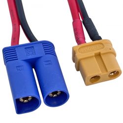 Adaptateur EC5 mâle / XT60 femelle