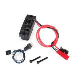 Alimentation pour rampe lumineuse à led traxxas 8028