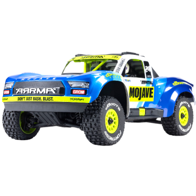 ARRMA 1/16 Mojave Grom Brushed 4X4 RTR carrosserie bleue