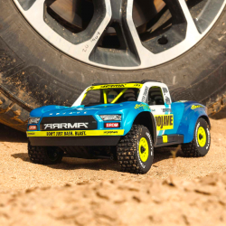 ARRMA 1/16 Mojave Grom Brushed 4X4 RTR carrosserie bleue