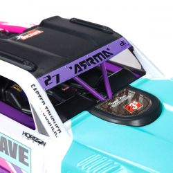 ARRMA 1/16 Mojave Grom Brushless 4X4 RTR carrosserie bleue et rose ARA2304ST1