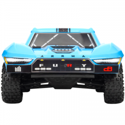 Arrma Fury 1/10 2WD Short Course Mega 550 carrosserie bleue ARA3221ST2