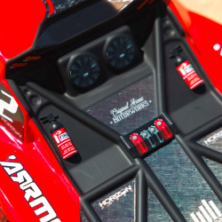 Arrma Fury Mega 550 1/10 2WD moteur standard carrosserie rouge ARA3221ST1