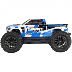 Arrma Granite Monster Truck 1/10 4WD  Mega Motor 665 carrosserie bleue ARA4202V4T2
