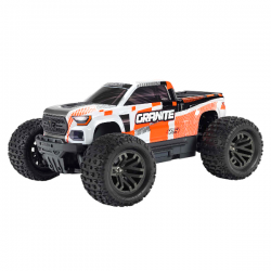 Arrma Granite Monster Truck 1/10 4WD  Mega Motor 665 carrosserie orange ARA4202V4T3