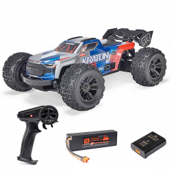 ARRMA Mini Kraton 1/16 3S Brushless 4WD RTR rouge et bleu