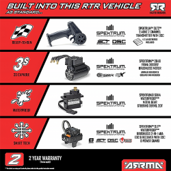 ARRMA Mini Kraton Brushless 3S 1/16 4WD RTR rose et turquoise ARA2508ST2