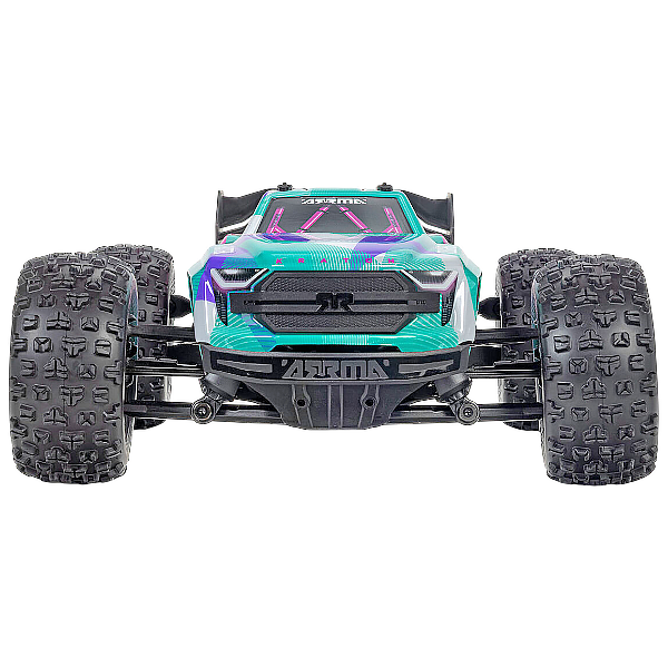 ARRMA Mini Kraton Brushless 3S 1/16 4WD RTR rose et turquoise ARA2508ST2