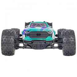 ARRMA Mini Kraton Brushless 3S 1/16 4WD RTR rose et turquoise ARA2508ST2