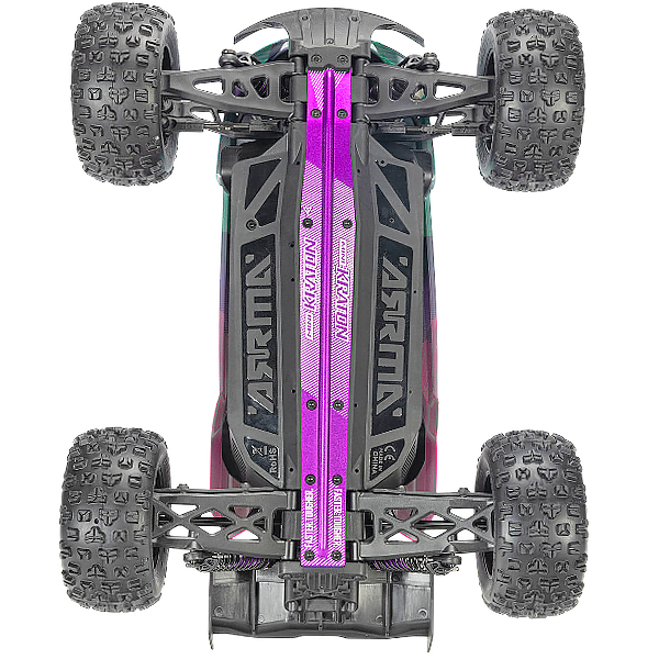 ARRMA Mini Kraton Brushless 3S 1/16 4WD RTR rose et turquoise ARA2508ST2