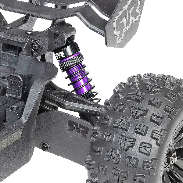 ARRMA Mini Kraton Brushless 3S 1/16 4WD RTR rose et turquoise ARA2508ST2