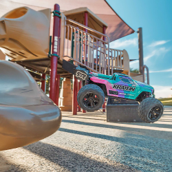 ARRMA Mini Kraton Brushless 3S 1/16 4WD RTR rose et turquoise ARA2508ST2