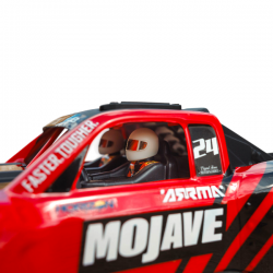 ARRMA Mojave Grom Mega 380 carrosserie rouge ARA2104T1