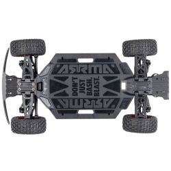 ARRMA Mojave Grom Mega 380 carrosserie rouge ARA2104T1