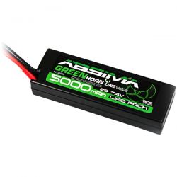 Batterie Absima Li-Po 2S 5000mAh 7.4V 50c prise Dean