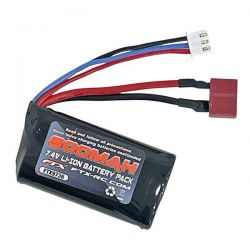 Batterie Li-Ion 8000mAh 7,4v + Adaptateur Deans m&acirc;le / Micro Tamiya femelle