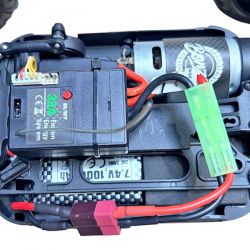 Batterie Li-Po 1000mAh 7,4v + Adaptateur Deans m&acirc;le / Micro Tamiya femelle
