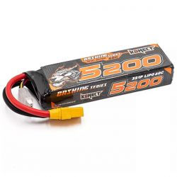 Batterie Li-Po Konect 3S 5200mAh 11.1V 60C prise XT-90