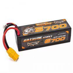 Batterie Li-Po Konect 4S 6700mAh 14.8V 60C prise XT-90