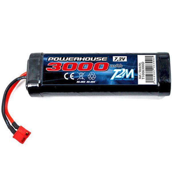 Batterie t2m ni-mh 7,2v 3000mah prise dean T1006300D