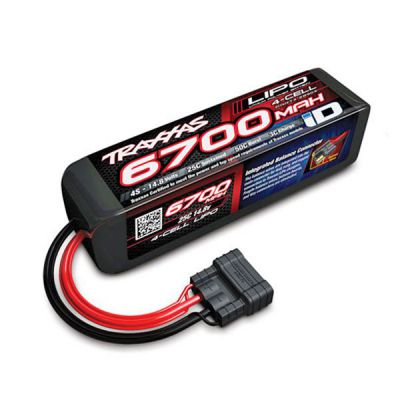 BATTERIE TRAXXAS ID Li-Po 6700MAH 14.8V 4S
