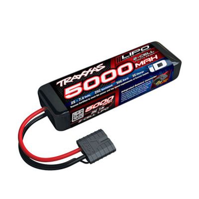Batterie traxxas li-po 5000mah 7,4v 2s courte 2842x