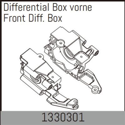 Boitier de diff�rentiel avant 1/8 Absima 1330301