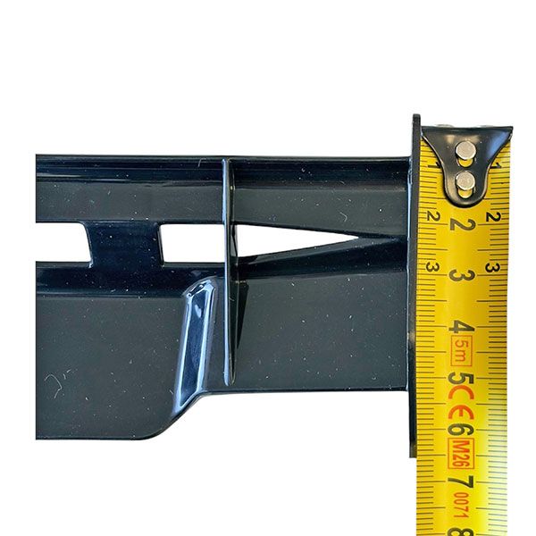 Bonzai aileron en plastique noir pour Buggy rc 1/12 