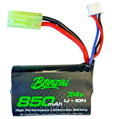 Bonzai batterie Li-Ion 7,4v 850mAh prise Mini Tamiya