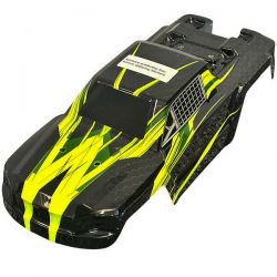 Bonzai carosserie jaune Monster Truck pour Intrepid 1/14 BZ14063Y