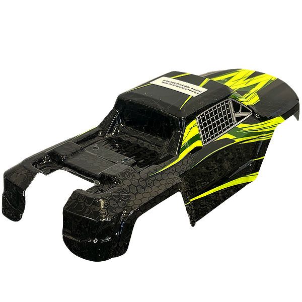 Bonzai carosserie jaune Monster Truck pour Intrepid 1/14 BZ14063Y