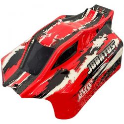 Bonzai carosserie rouge buggy pour Jubatus 1/14 BZ14053