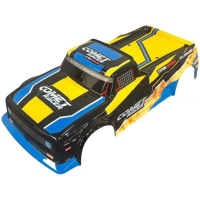 Bonzai carrosserie bleue et jaune pour Road Truck RC 40cm ZD10077-YE
