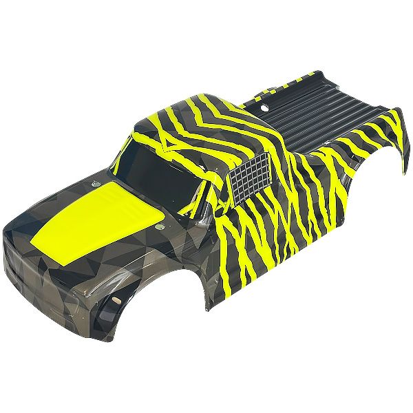 Bonzai carrosserie jaune et noire pour Truck RC 36cm 