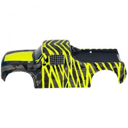Bonzai carrosserie jaune et noire pour Truck RC 36cm 