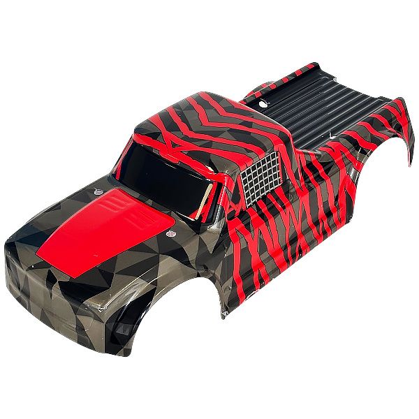Bonzai carrosserie rouge et noire pour Truck RC 36cm 