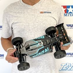 Bonzai Kraze Buggy RC 1/12 4WD High Speed carrosserie bleue