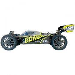 Bonzai Kraze Buggy RC 1/12 4WD High Speed carrosserie jaune