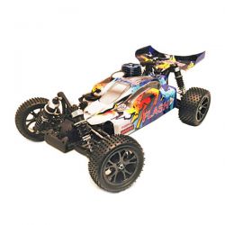 Buggy 1/10 thermique 4wd flash mhd bleu
