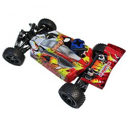 Buggy 1/10 thermique 4wd flash mhd jaune