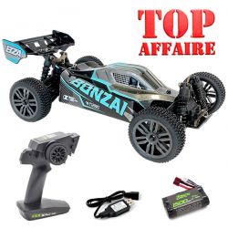 Buggy télécommandé Bonzai Kraze 1/12 4WD 48km/h bleu et gris