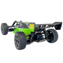Buggy t&eacute;l&eacute;command&eacute; Road Hunter 1/12 4WD 48km/h vert et noir