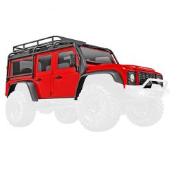 Carrosserie rouge Land Rover Pour Traxxas TRX-4M 9712-RED