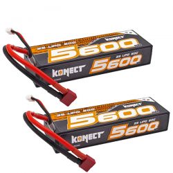 Chargeur polyvalent Konect Muti100 10A + 2 batteries Li-Po 2S 7,4V 5600mAh