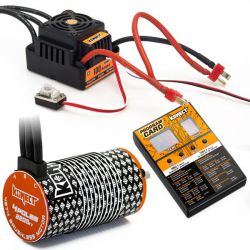 Combo brushless 1/8ème 100a moteur 4p 2200kv + carte de programmation