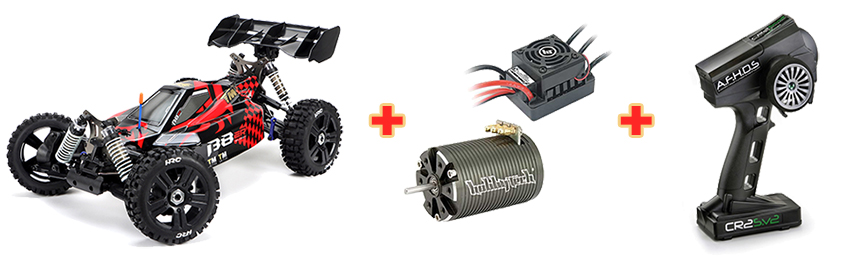 Composition d'une voiture radio command�e �lectrique