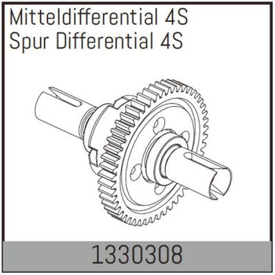 Diff�rentiel central pour absima 1/8 4S 1330308