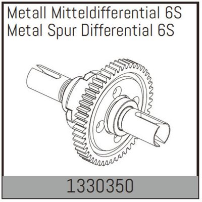 Diff�rentiel m�tal pour absima 1/8 6S 1330350
