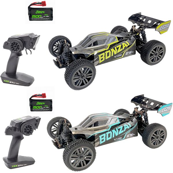 Duo voiture télécommandée Bonzai Kraze Buggy RC 1/12 4WD High Speed