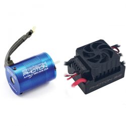 Etronix combo brushless 60amp moteur 2950kv + carte de programmation ET0420